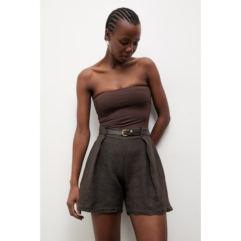 Answear.LAB šortky dámske ľanové 68439731