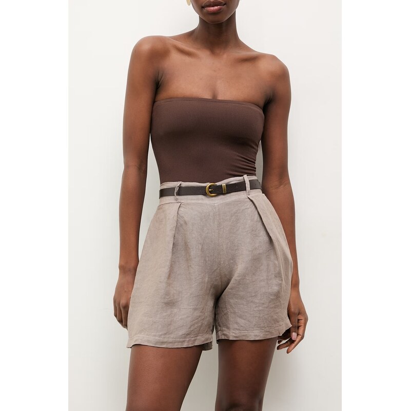 Answear.LAB šortky dámske ľanové 68439732