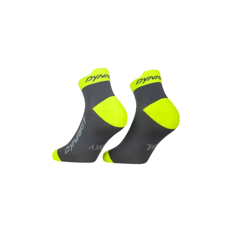 E-shop Dynafit Trail Short bežecké ponožky Cinder/Ultra Yellow vel. 43