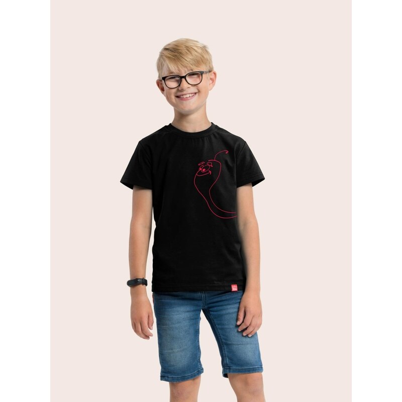 Detské tričko CityZen XICHTY MATYÁŠ s potlačou PUPOv čierna 68440047