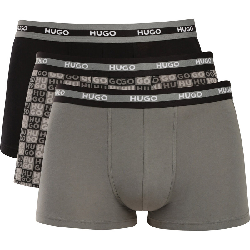 3PACK pánske boxerky HUGO viacfarebné (50545668 996) 68441365