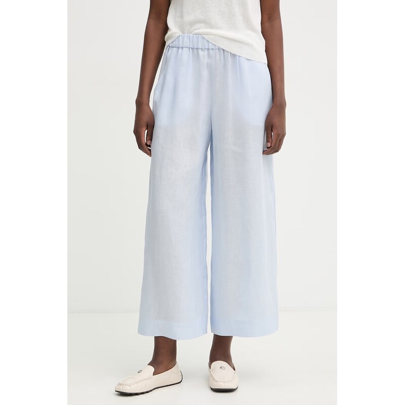 E-shop MM by Max Mara nohavice dámske ľanové CANNETI