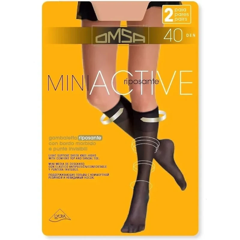 2ks Podkolienky Omsa Miniactive 40 den 68441476