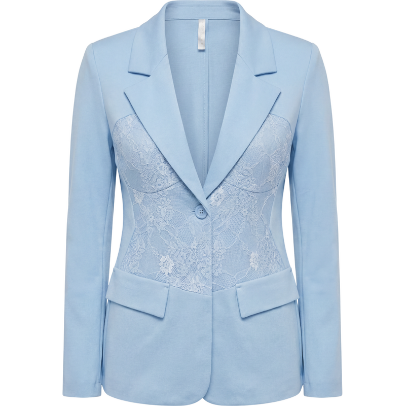 IMPERIAL Lace Detail Blue sako 68441618