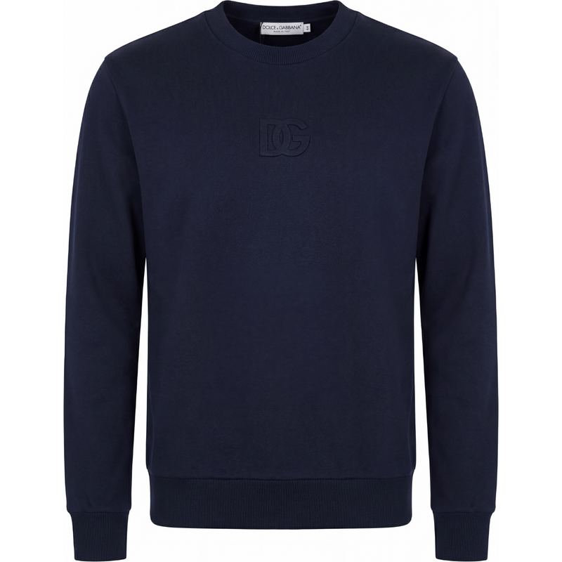 DOLCE & GABBANA Logo 3D Dark Blue mikina 68441621