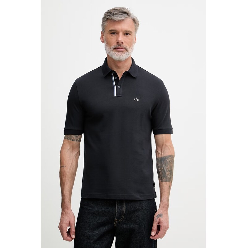 Armani Exchange Polo tričko pánske bavlnené 68457242