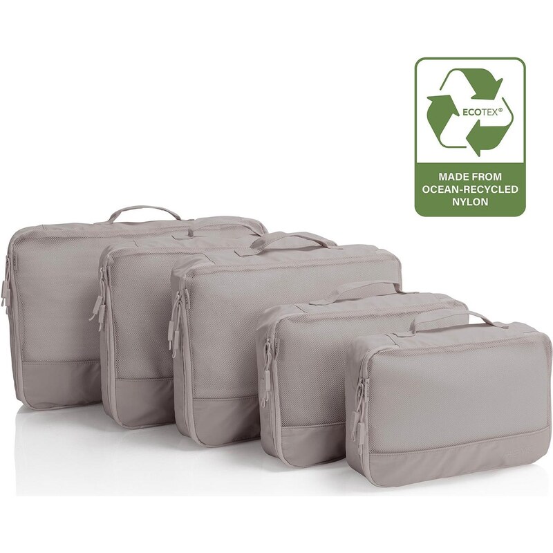 Cestovne organizery Heys Ecotex Packing Cube 5 Pc Set Atmosphere 68442437