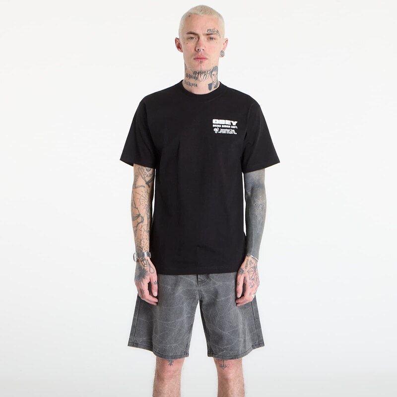 OBEY Clothing Tričko OBEY Sound Design Dept. Black L 68443022