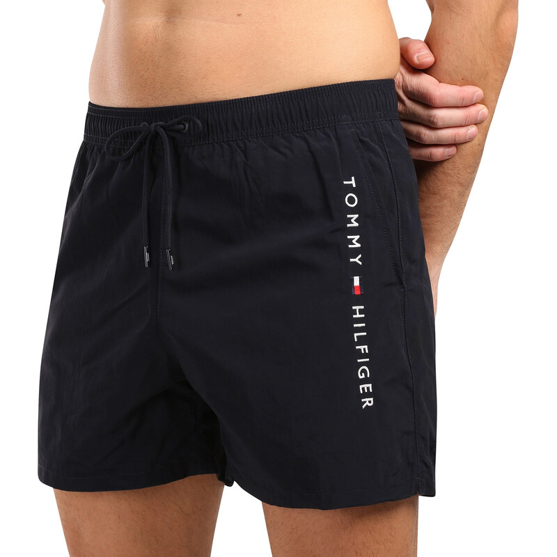 E-shop Pánske plavky Tommy Hilfiger čierné (UM0UM03748 DW5)