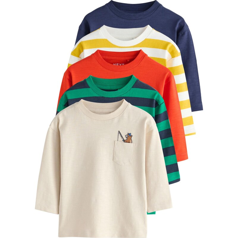 Next Tričko svetlobéžová / námornícka modrá / žltá / zelená / červená 65887807
