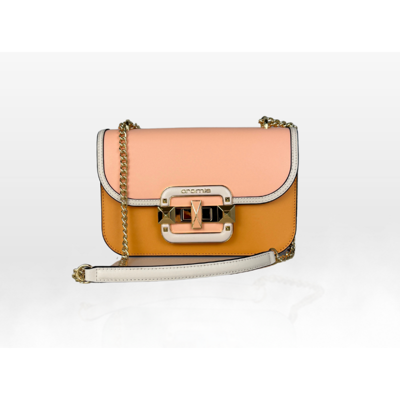 CROMIA IT JEWEL kožená kabelka marhuľová 68443810