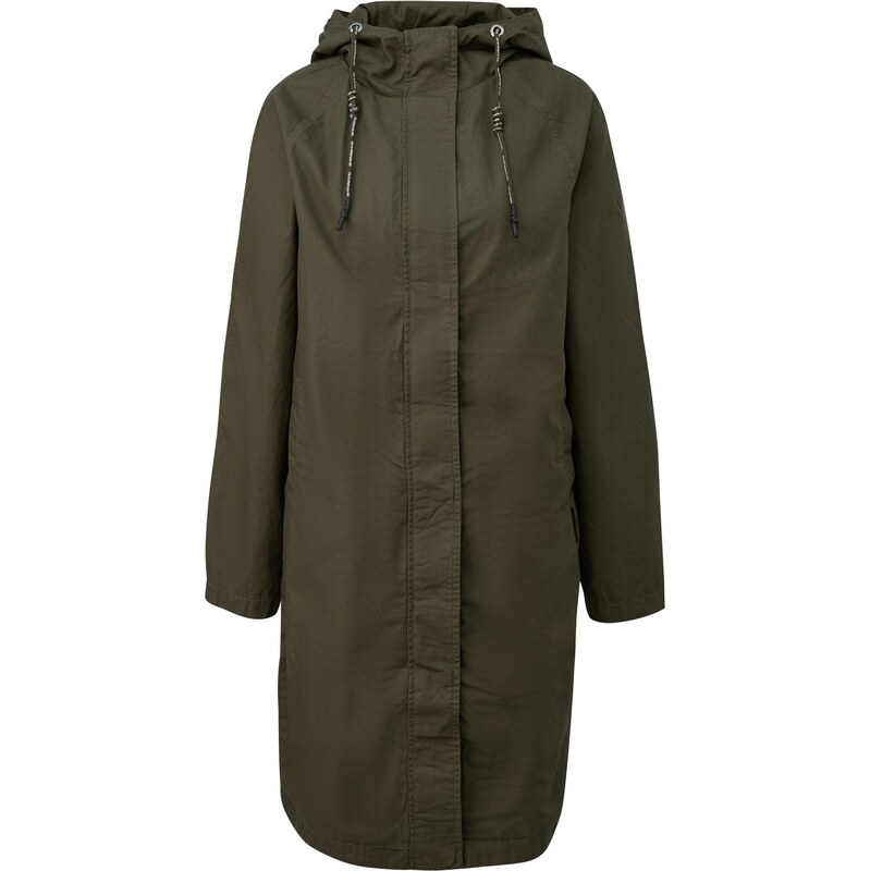 QS Prechodný kabát tmavozelená 68445874