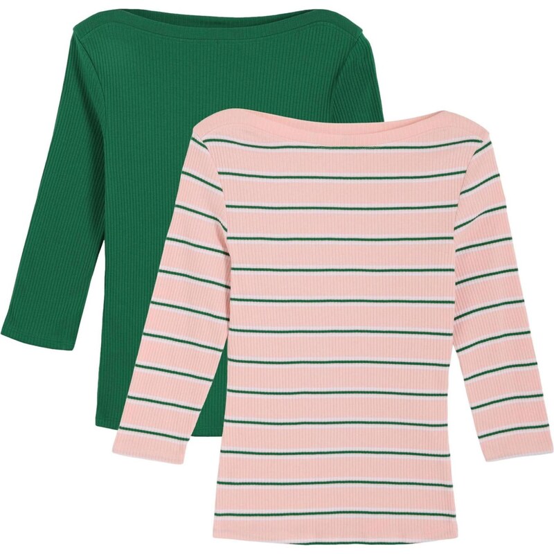 Friends Like These Tričko zelená / ružová / biela 68445889