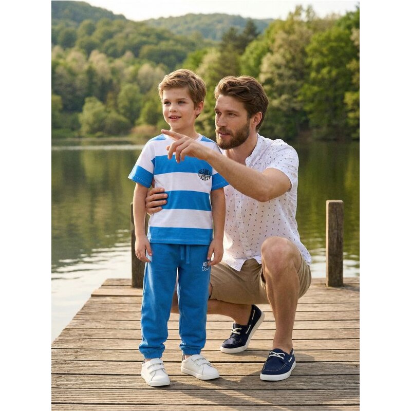 Sinsay - Teplákové joggery - modrá 68447324