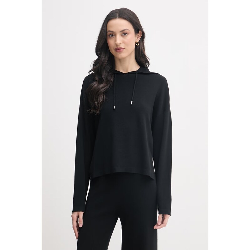 United Colors of Benetton mikina s kapucňou dámska s viskózou 68463462