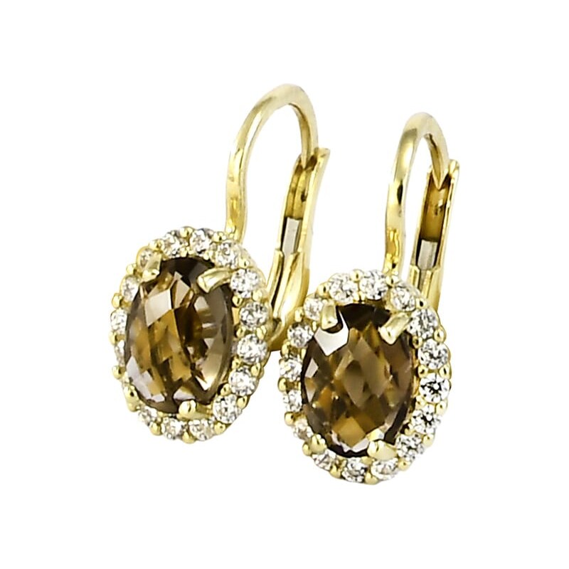 Zlaté náušnice Glare 1047 68455267