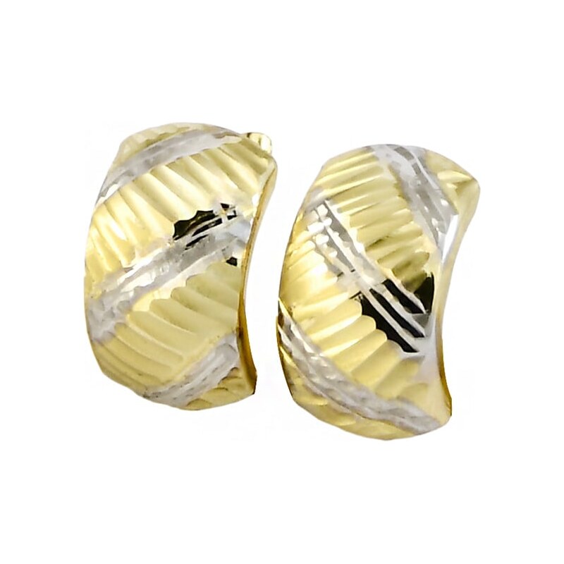 Zlaté náušnice Glare 1045 68455265