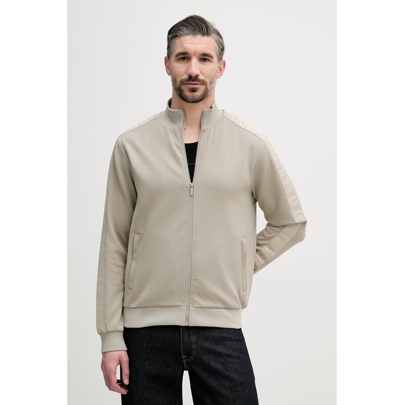 Karl Lagerfeld pánska mikina na zips s viskózou 68456657