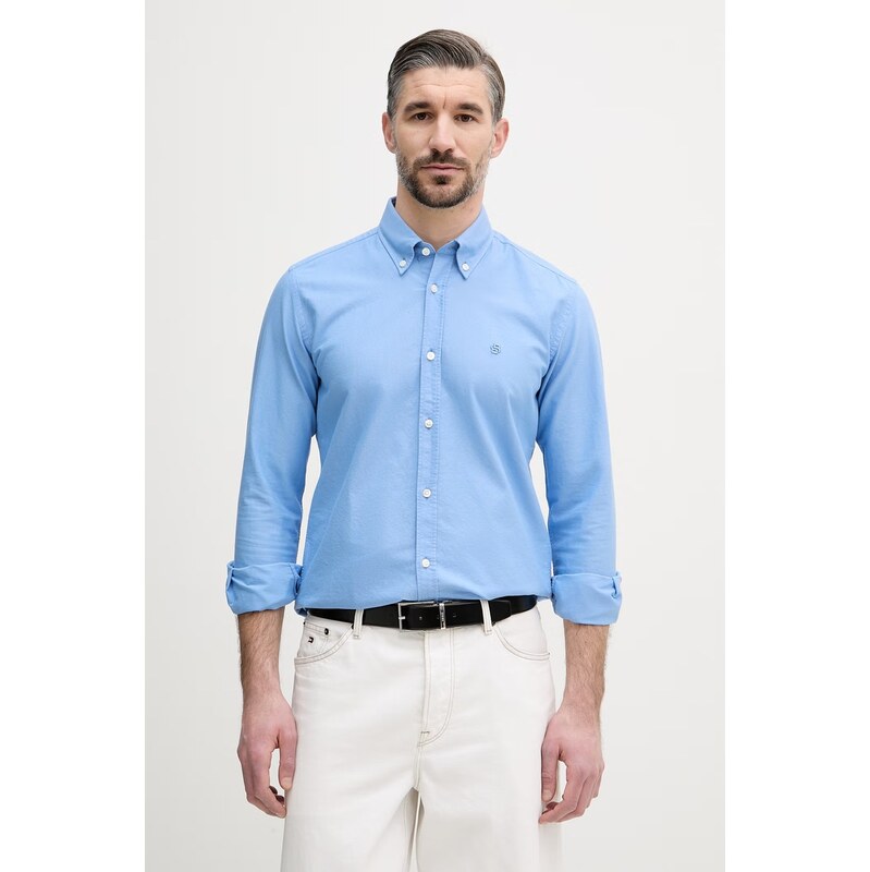 BOSS Košeľa oxford pánska bavlnená ROAN 68456729