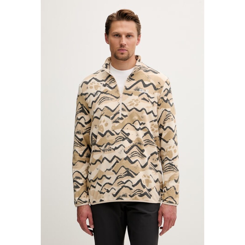 Jack Wolfskin mikina na zips pánska Paw Era 100 68456856