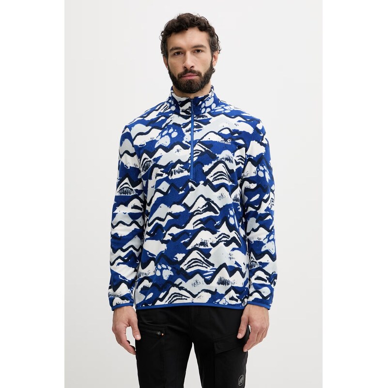 Jack Wolfskin mikina na zips pánska Paw Era 100 68456855