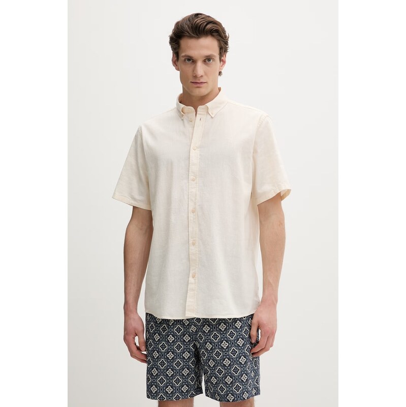 Les Deux košeľa pánska s ľanom Konrad 68457080