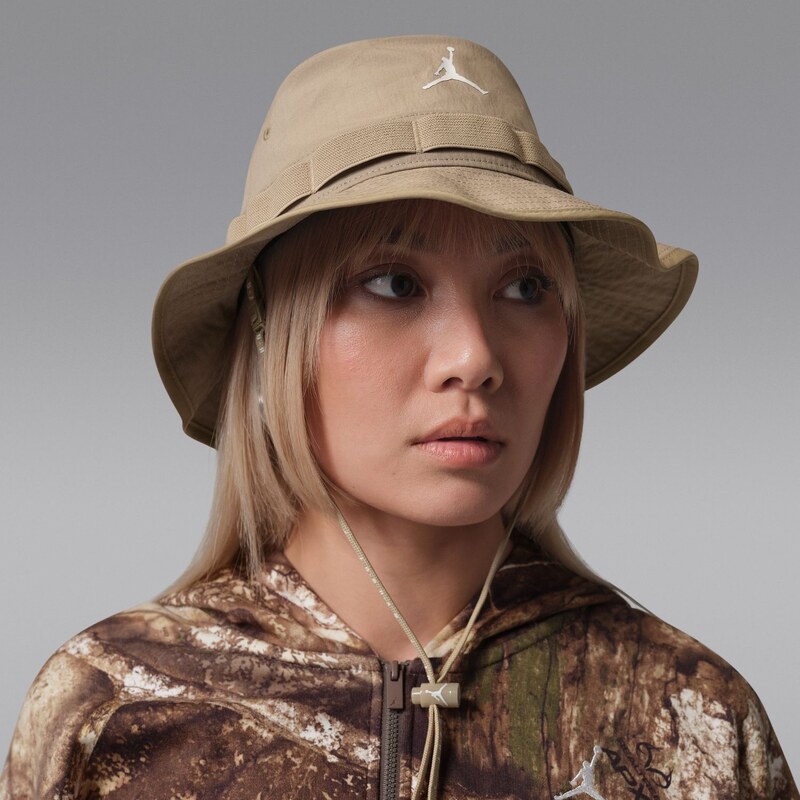 Jordan Apex Jumpman Bucket Hat Khaki - Unisex - Klobúk Jordan - Hnedé 68455749