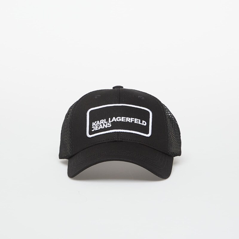 Čiapka Karl Lagerfeld Jeans Cotton Trucker Cap Black Universal 68456240