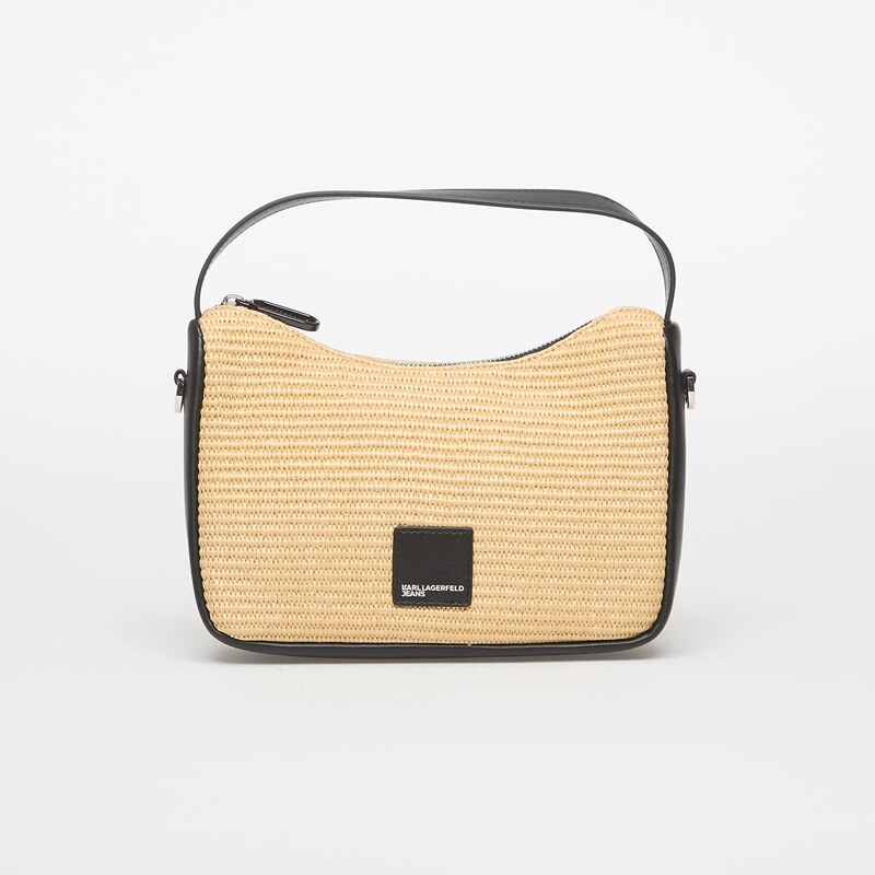 Karl Lagerfeld Jeans Box Logo Raffia Mini Hobo Natural Universal 68456223