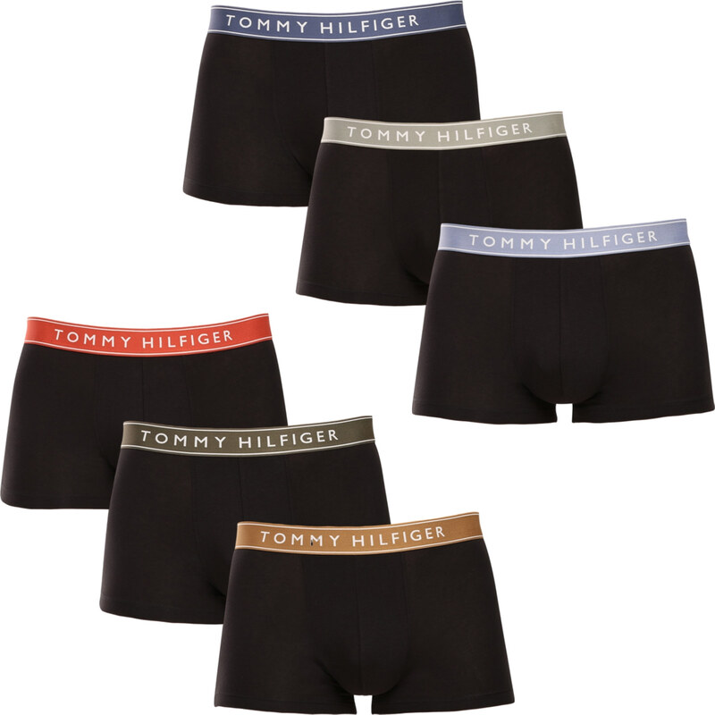 E-shop 6PACK pánske boxerky Tommy Hilfiger čierne (UM0UM03881 0UC06I)