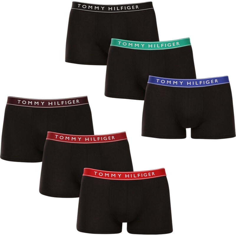 6PACK pánske boxerky Tommy Hilfiger čierne (UM0UM03457 0VR0VD) 68456322