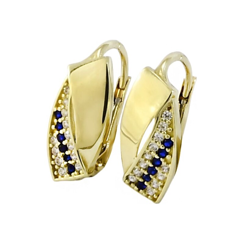 Zlaté náušnice Glare 1048 68456391