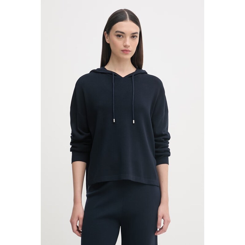 United Colors of Benetton mikina s kapucňou dámska s viskózou 68463461