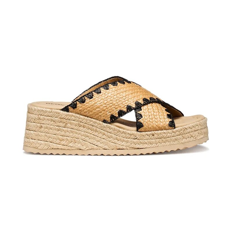 Geox espadrilky na platforme po celej dĺžke dámske D ALEMERIA 68463520