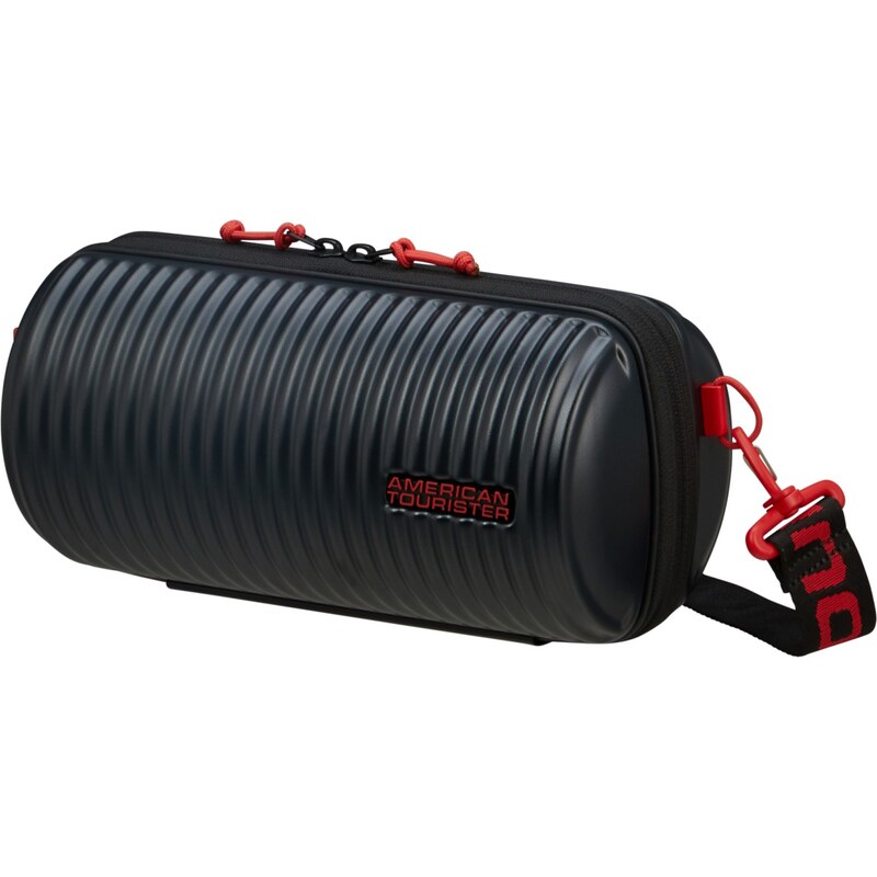 American Tourister ROLLIO CROSS BODY BLACK/RED 68553638