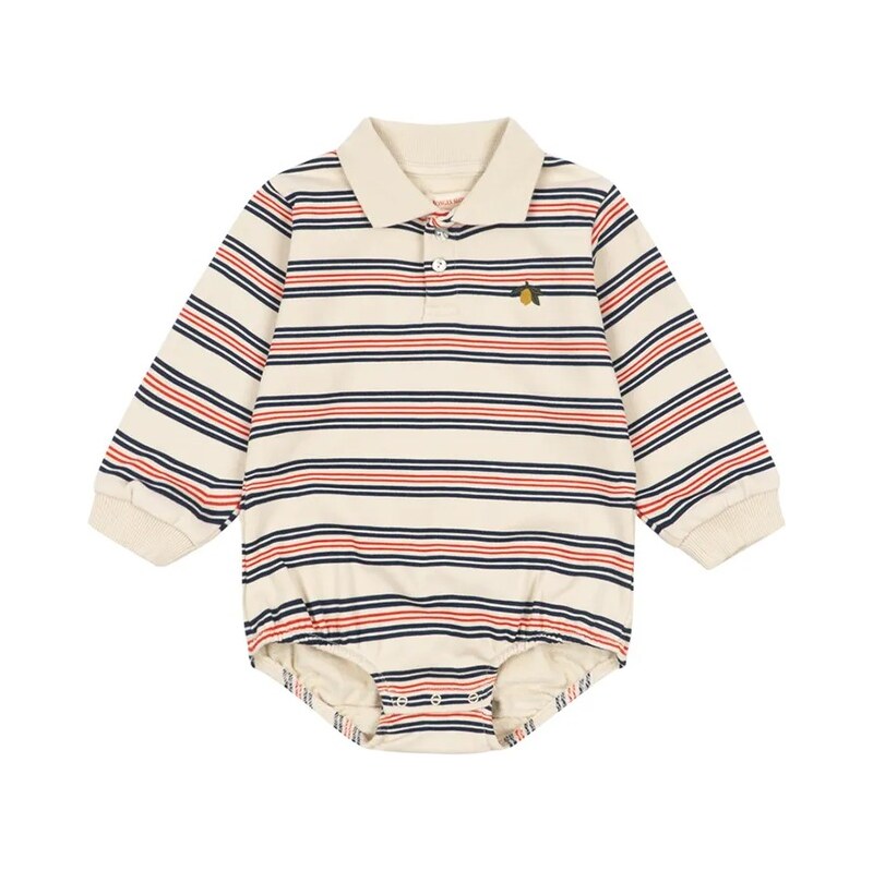 Bavlnené body pre bábätká Konges Sløjd SPOTTY ROMPER GOTS 68457683