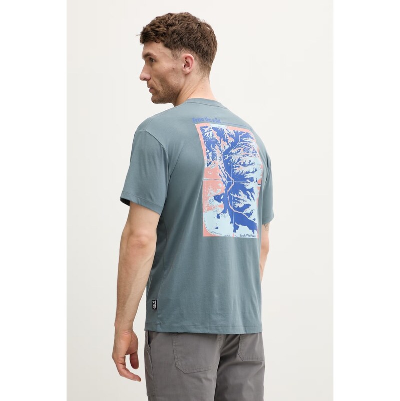 Jack Wolfskin tričko pánske bavlnené Confident 68457788