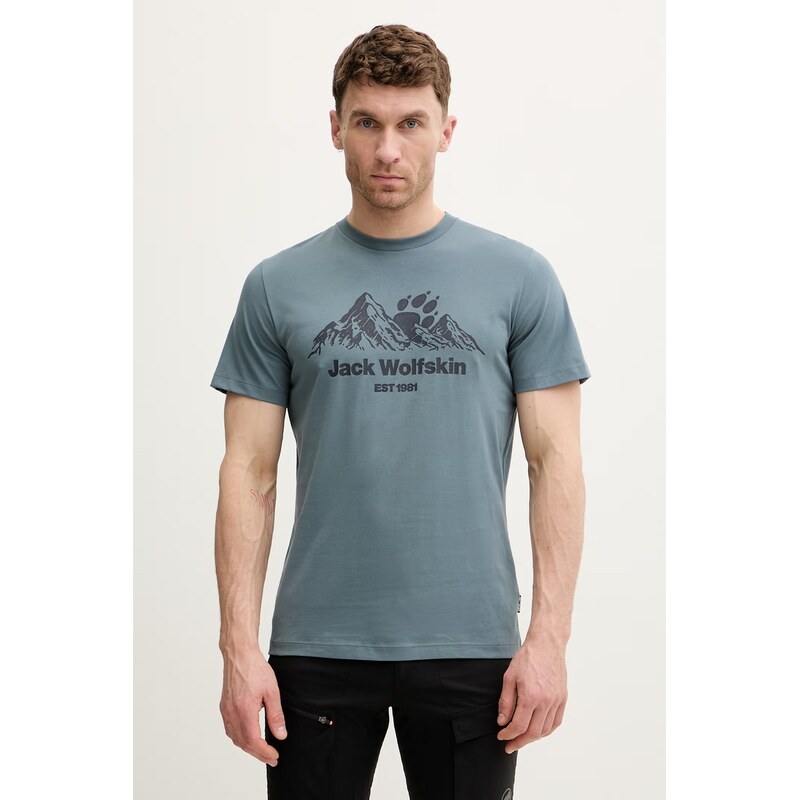 Jack Wolfskin tričko pánske bavlnené Carefree 68457789