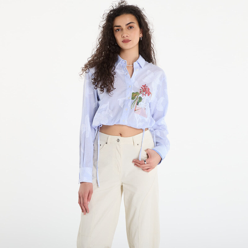 Košeľa Desigual Cam Parker Shirt Blue XS 68458753