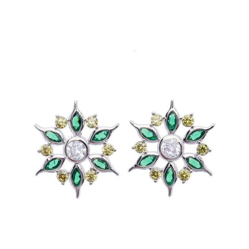 Oliver Weber Kvetinové náušnice s kryštálmi Wildflower 23191 68458719