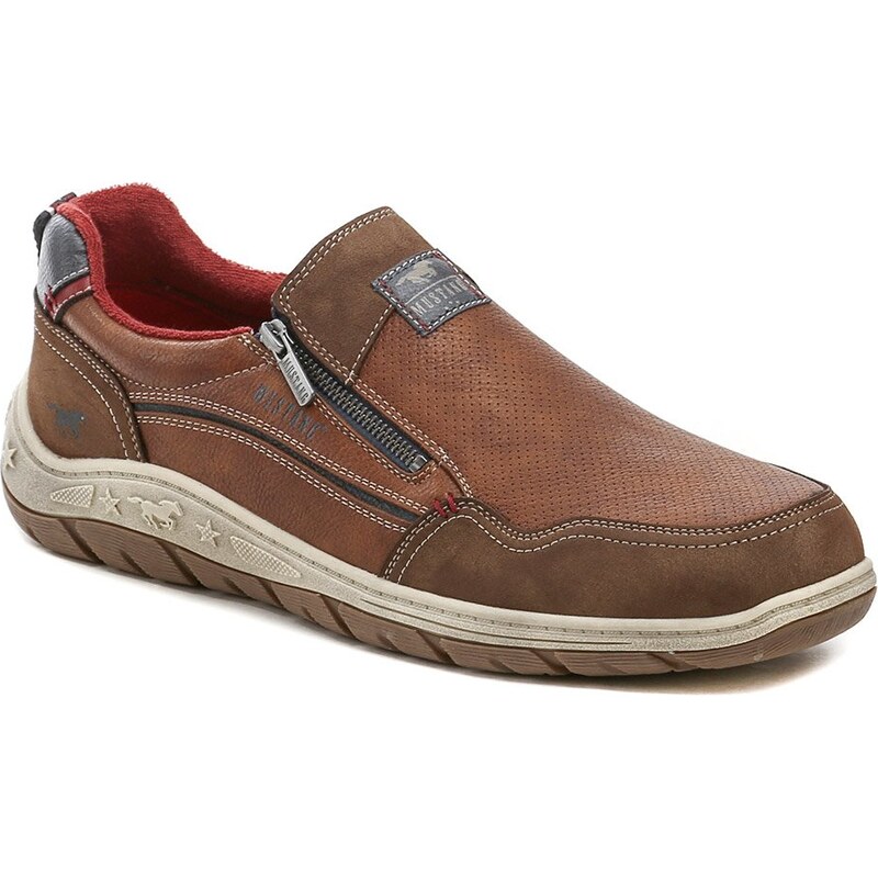 Mustang 15M018100500 hnedé pánske nadmerné poltopánky 68458819