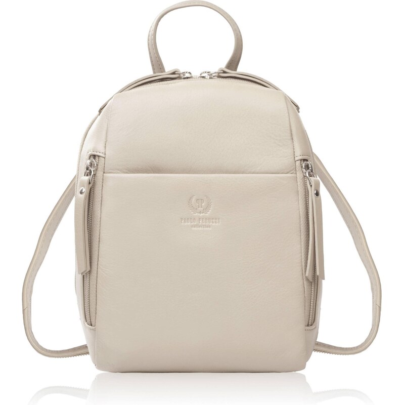 Paolo Peruzzi Dámsky kožený mestský batoh | béžová AY-26-BG 68458894