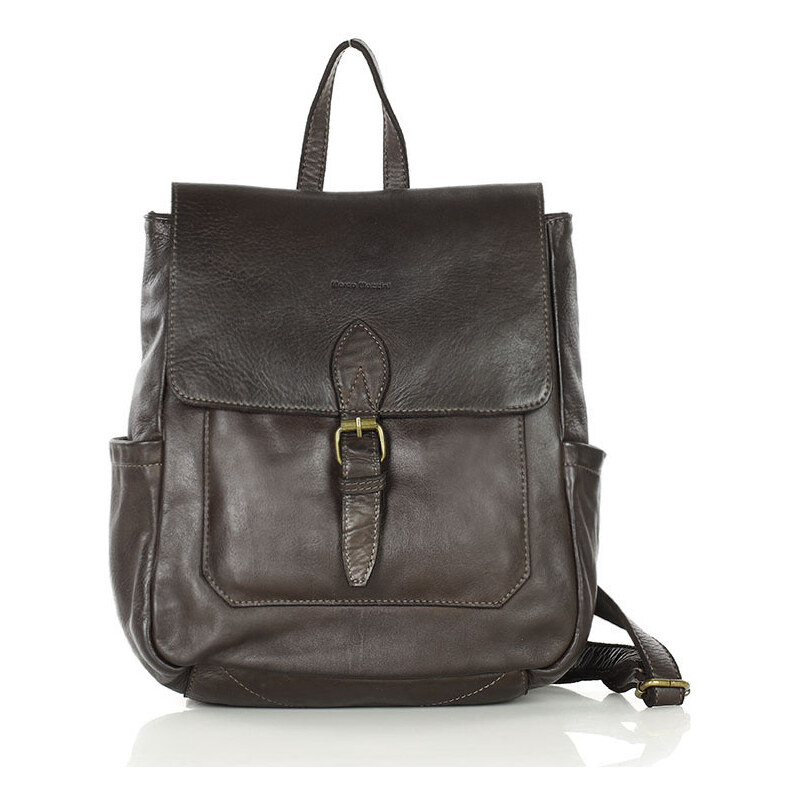 MARCO MAZZINI Dámsky kožený batoh | tmavohnedá v224e 68458896
