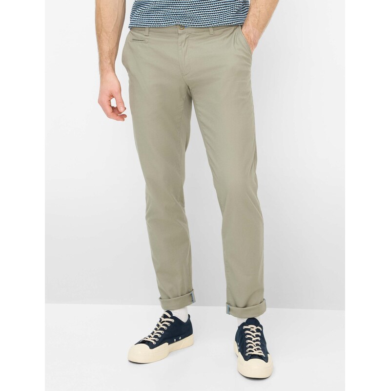 Pánske zelené Hi-FLEX chino nohavice BRAX modern fit 68459038