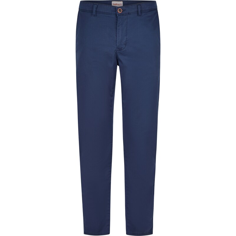 Pánske modré chino nohavice so štruktúrou HATTRIC modern fit 68459037