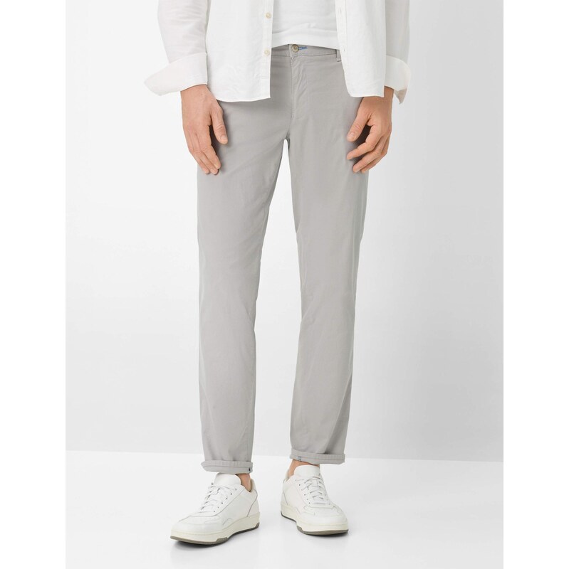 Pánske sivé Hi-FLEX chino nohavice BRAX modern fit 68459039