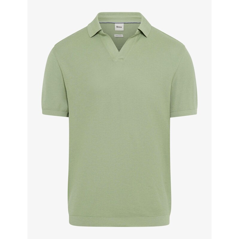 Pánska zelená polokošeľa BRAX 68459049