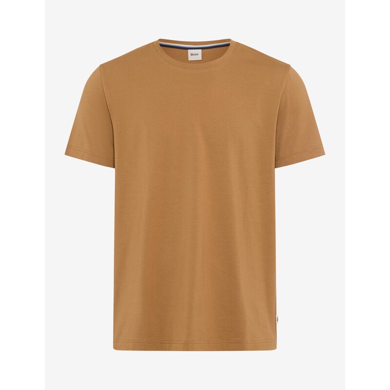 Pánske hnedé Hi-FLEX Jersey tričko BRAX 68459066