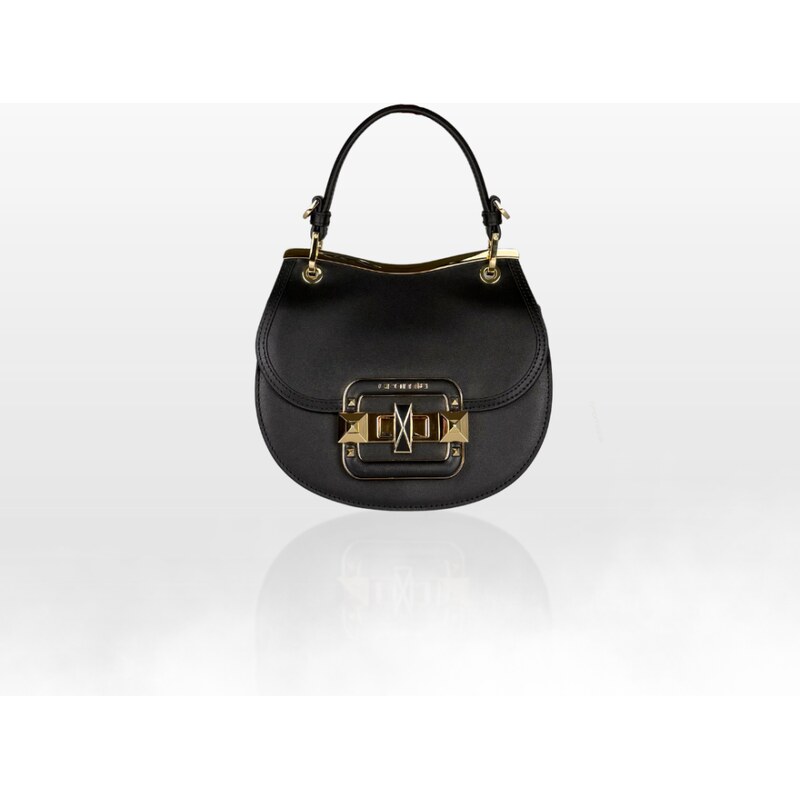 CROMIA IT JEWEL – kožená kabelka – čierna 68460034