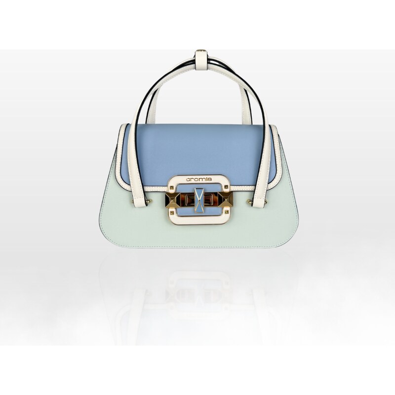 CROMIA IT JEWEL kožená kabelka svetlomodrá 68460033